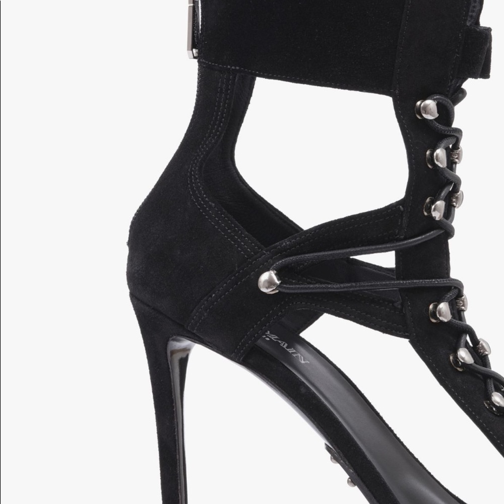 Brand new BALMAIN lace up Heels - Picture 5 of 7
